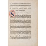 Simonetta (Giovanni) Commentarii rerum gestarum Francisci Sfortiae, first edition, [edited by Fra...