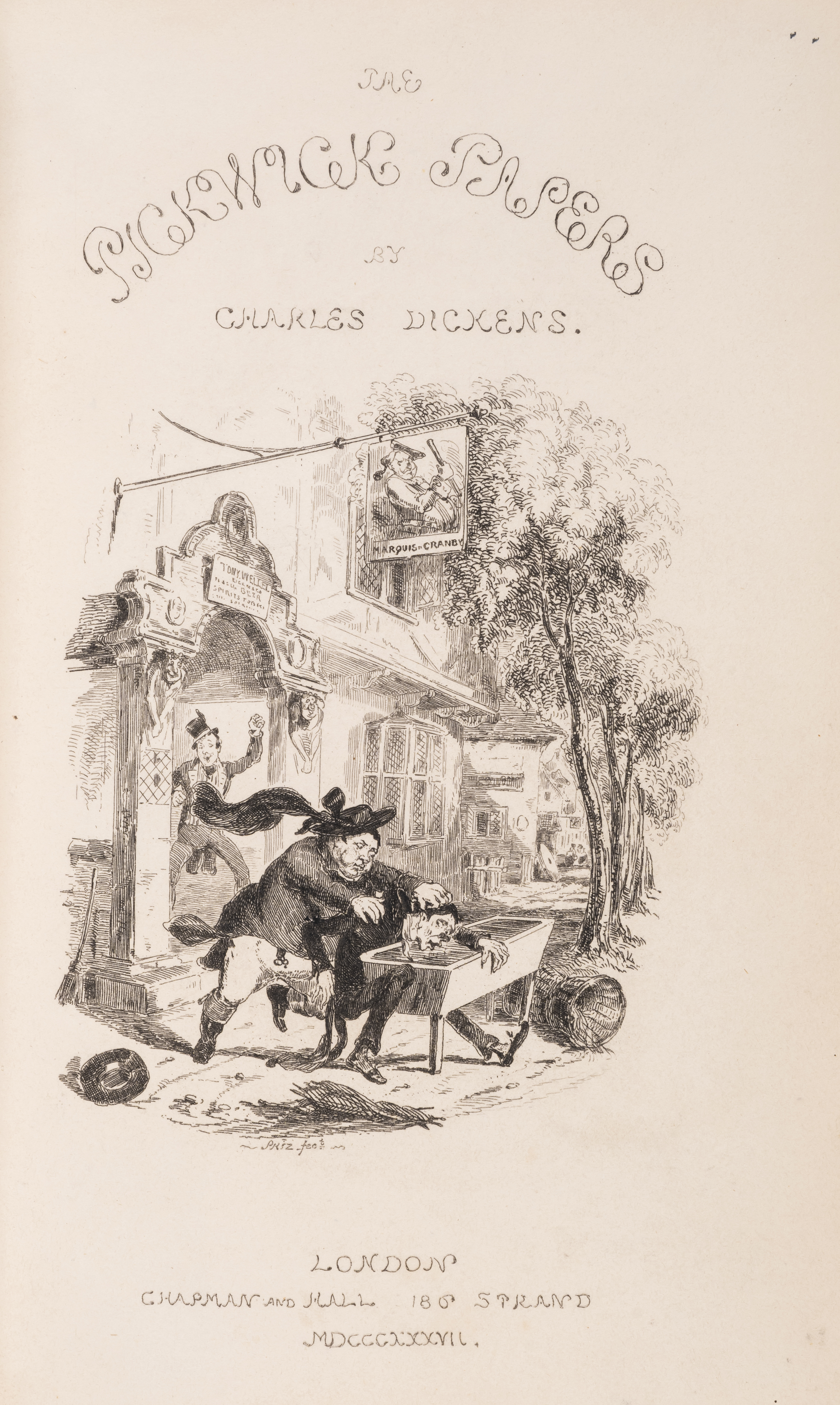 Dickens (Charles) The Posthumous Papers of the Pickwick Club, 1 vol. bound in 2, first edition in... - Image 3 of 6