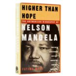 Meer (Fatima) Higher Than Hope: A Biography of Nelson Mandela, first English edition, signed pres...