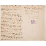 Wilde (Oscar) and Aubrey Beardsley.- Contract letters, agreed and signed by Wilde and Beardsley w...