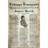 Broadside.- Australia.- Unhappy Transport's (The) Sorrowful Account of his Fourteen Years Transpo...