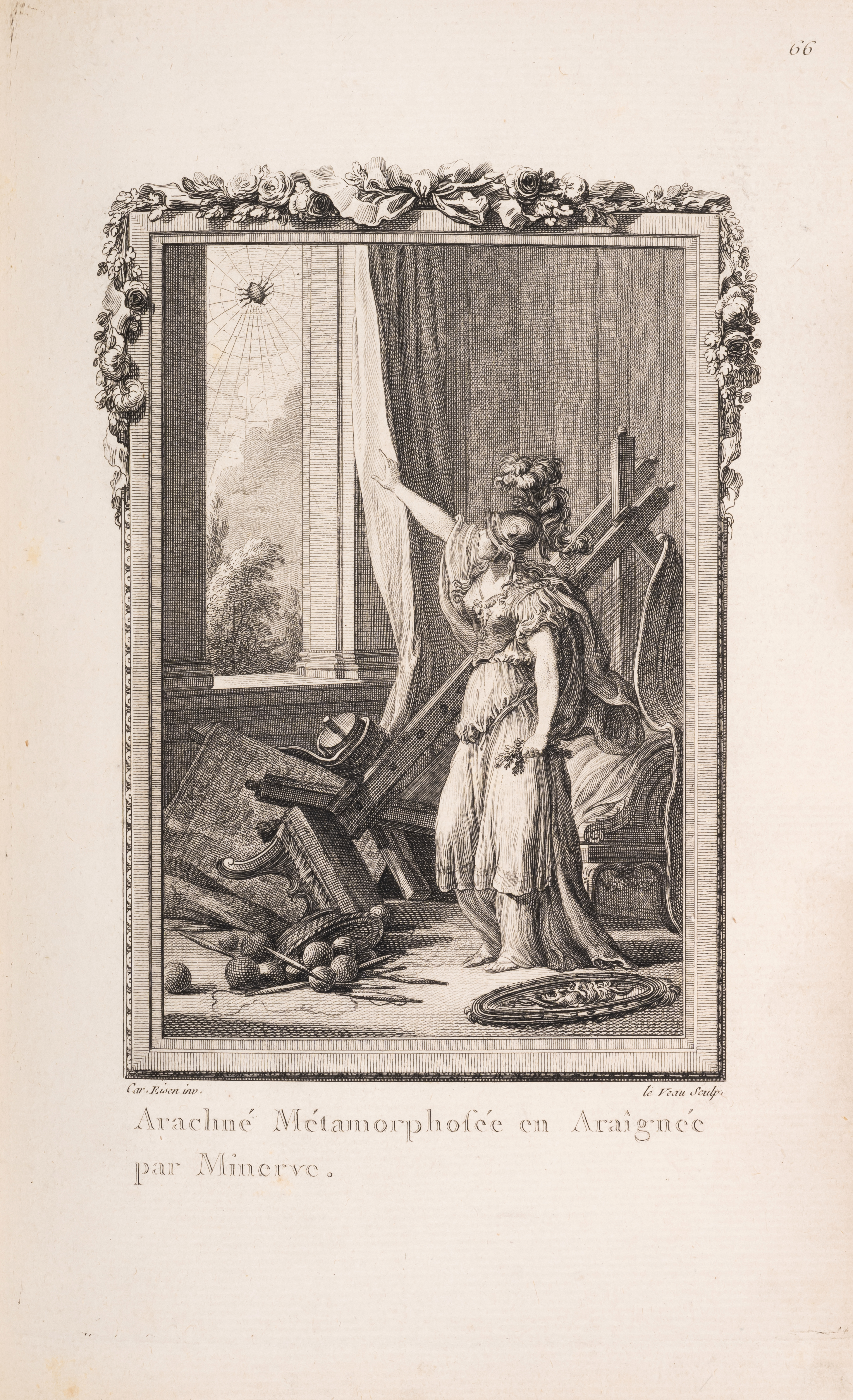 Ovidius Naso (Publius) Les Métamorphoses d'Ovide gravées sur les desseins des meilleurs Peintres ...