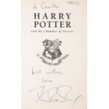 Rowling (J.K.) Harry Potter and the Chamber of Secrets, eleventh printing paperback edition, sign...