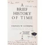 Hawking (Stephen) A Brief History of Time, reprint, signed with author's right thumb-print and wi...