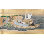 Japan.- Anonymous. The Tale of the Hut in the Rocks (Iwaya monogatari), three handscrolls with ca...