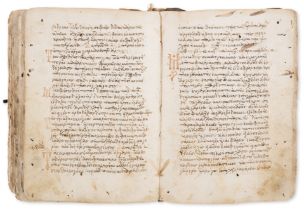 [Greek Orthodox Church].- [Menaion], manuscript in Greek, on paper, in Greek letters, [Eastern Me...