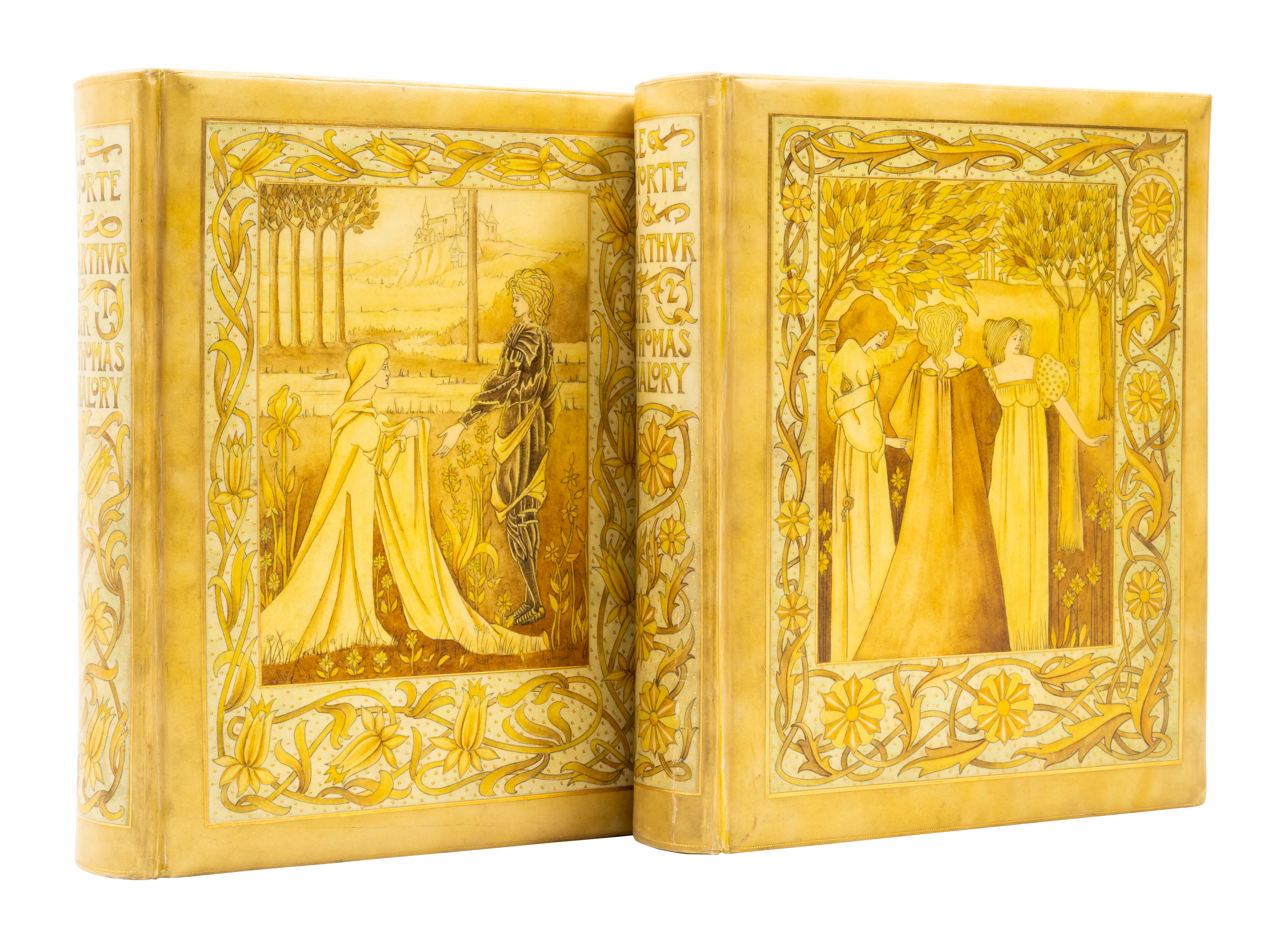 Chivers of Bath "vellucent binding".- Malory (Sir Thomas) [Le Morte d'Arthur] The Birth and Life ... - Bild 2 aus 2