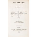 Anchovies.- Young (Thomas) The Epicure: or, A treatise on The Essence of Anchovies, The Age and Q...