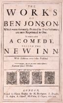 Jonson (Ben) The Works, first complete collected edition, Printed by Thomas Hodgkin, for H. Herri...