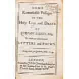 Disney (Gervase) Some Remarkable Passage in the Holy Life and Death of Gervase Disney, esq, J.D. ...