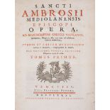 Ambrosius, Mediolanensis (Saint) Opera, edited by the Congregation of St. Maur, 8 vol., Venice, F...