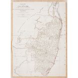 India.- Laurie & Whittle (publishers) A New Map of the Jaghir Lands, on the Coast of Coromandel, ...