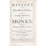 Joseph Ritson's copy.- [Gavin (Antonio)] A Short History of the Monastic Orders... by Gabriel d'E...