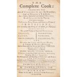 Jenks (James) The Complete cook: teaching the art of cookery in all its branches...With an append...