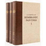 Bruyn (J.) & others. A Corpus of Rembrandt Paintings, 3 vol. only (of 6), The Hague, Martinus Nij...