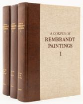 Bruyn (J.) & others. A Corpus of Rembrandt Paintings, 3 vol. only (of 6), The Hague, Martinus Nij...