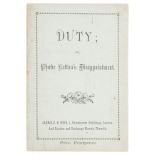 Duty; or, Phoebe Katton's Disappointment, unrecorded, London & Norwich, Jarrold & Sons, 1884