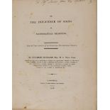 Babbage (Charles) The Influence of Signs in Mathematical Reasoning, presentation copy from author...