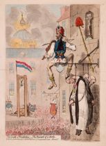 Gillray (James) The Zenith of French Glory; – The Pinnacle of Liberty, 1793