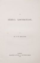 Boulton (M. P. W.) On Aerial Locomotion, first edition, 1864