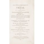 Trials.- Gurney (Joseph) The Whole Proceedings on the Trial of an Indictment against Thomas Walke...