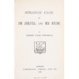 Stevenson (Robert Louis) Strange Case of Dr Jekyll and Mr Hyde, first English edition, 1886; boun...