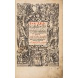 Judaica.- Josephus (Flavius) Des Hochberühmten Jüdischen Geschichtschreibers: Historien und Büche...