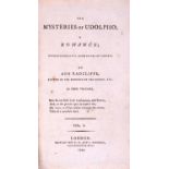 Gothic novel.- [Radcliffe (Ann)] The Mysteries of Udolpho, 4 vol., first edition, Printed for G.G...