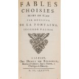 Fontaine (Jean de la) Fables Choisies, 2 vol., The Hague, Henry van Bulderen, 1688.