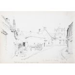 England.- Gandy (Walter) [& another]. Forty pencil drawings of street scenes and buildings in Eng...