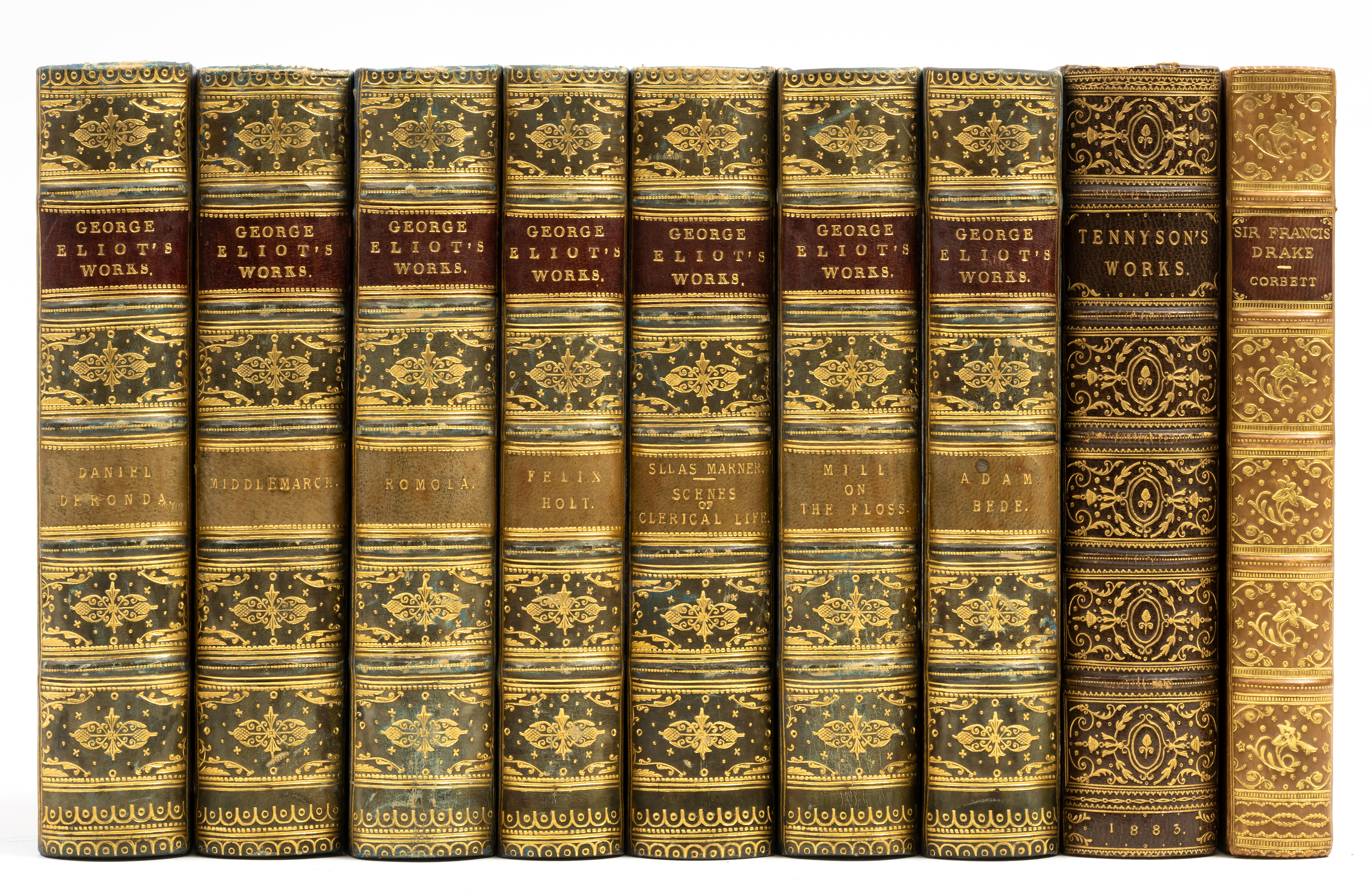 Eliot (George) The Novels, 7 vol., c.1885; and others (9).