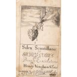 Vaughan (Henry) Silex scintillans: or sacred poems and private ejaculations, rare first edition, ...