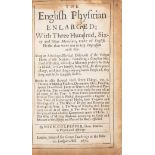 Herbal.- Culpeper (Nicholas) The English Physitian Enlarged; With Three Hundred, Sixty and Nine M...