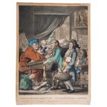 Bowles (Carington) A Country Attorney and his Clients, mezzotint, 1785; and six others similar, l...