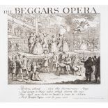 Hogarth (William) Formerly attributed to. Three variant states of 'The Beggars Opera', including ...