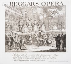 Hogarth (William) Formerly attributed to. Three variant states of 'The Beggars Opera', including ...