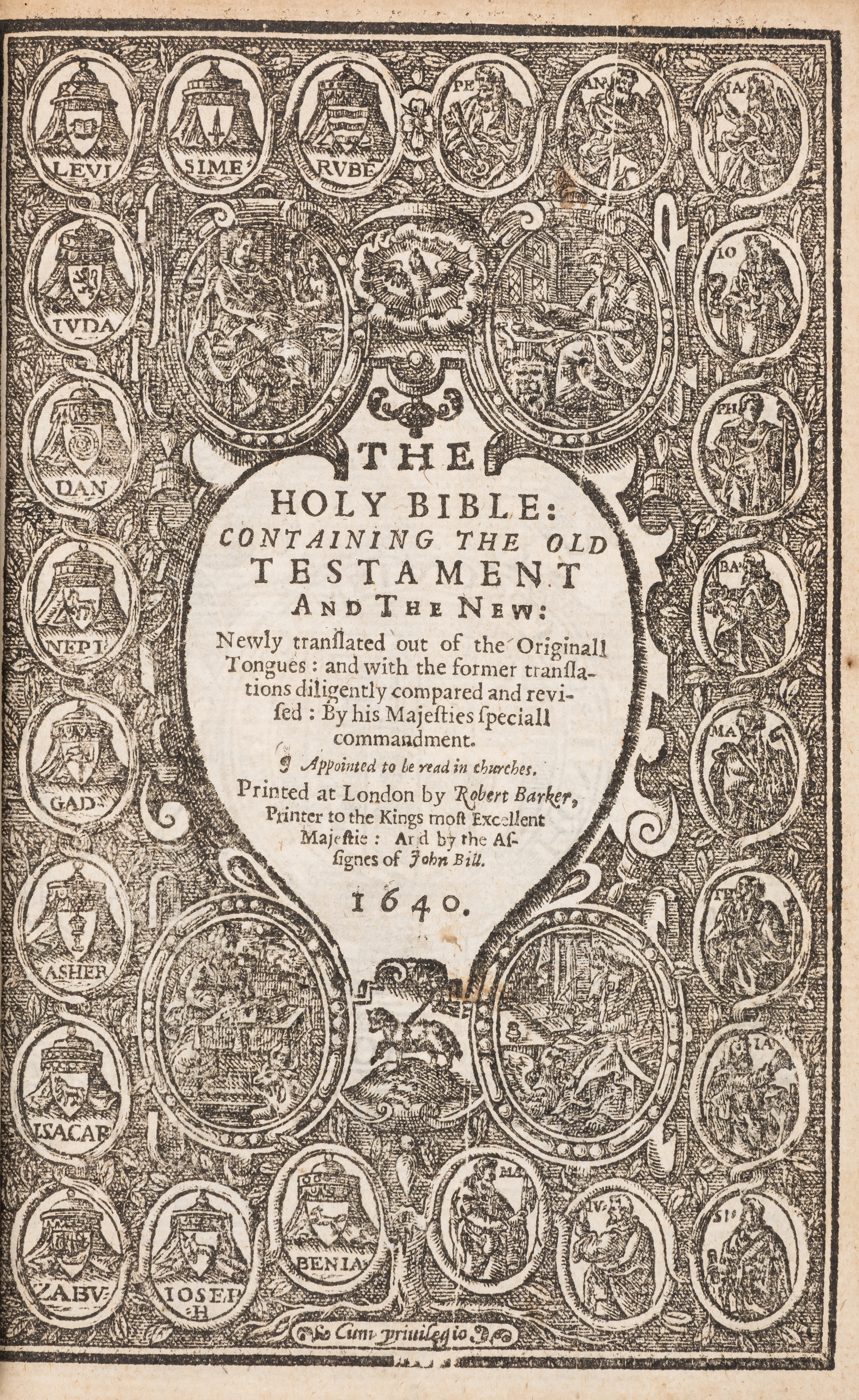 Bible, English. The Holy Bible: Containing The Old Testament and The New, Authorized version, 164...