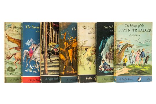 Lewis (C.S.) The Chronicles of Narnia, 7 vol., first paperback editions, 1959-65.