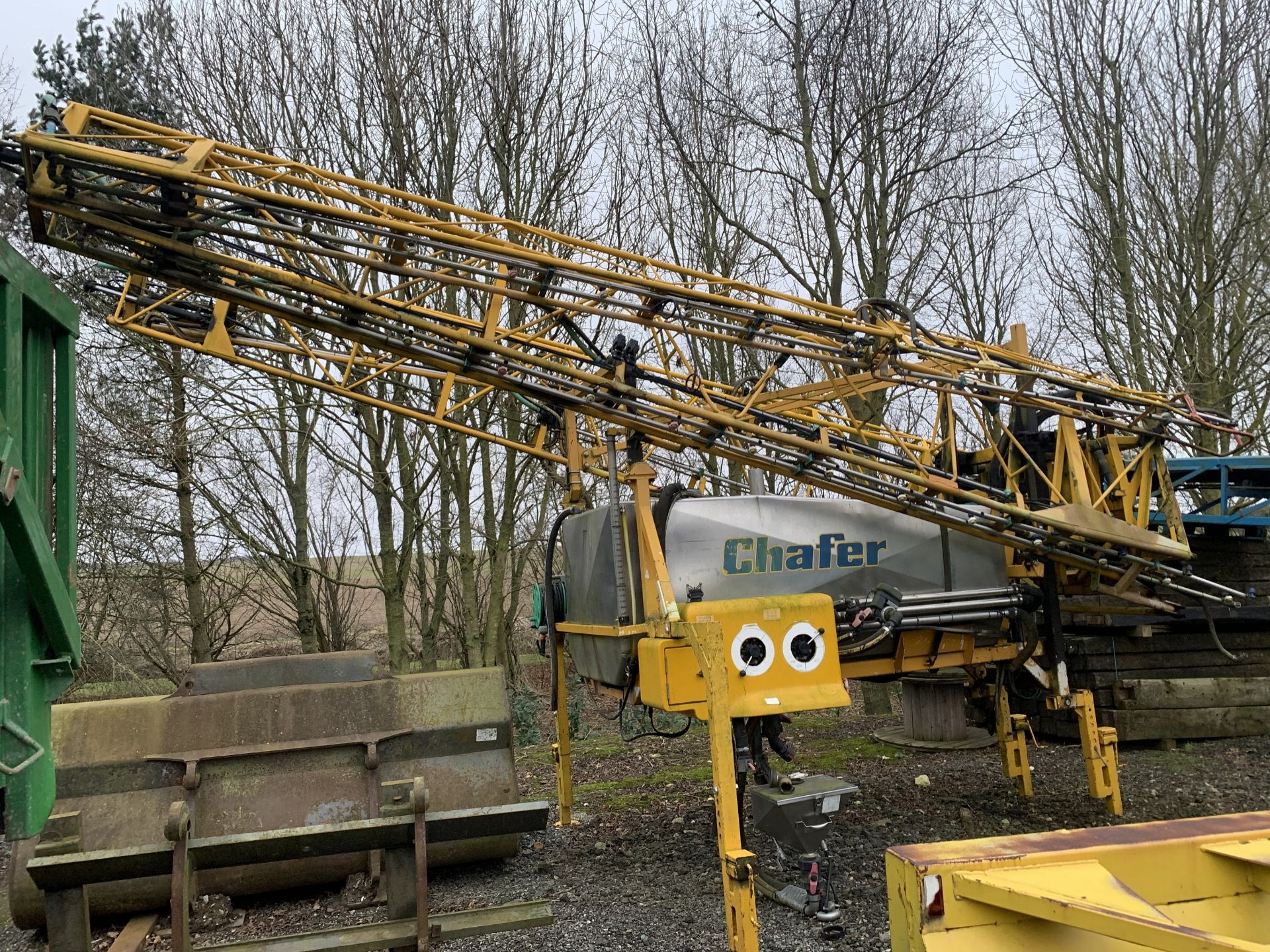 Chafer 3000l demount sprayer, 30m boom, section control, twin lines, with control box