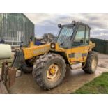 NO VAT 1993 Matbro TS260 telehandler, L938 WKH, 4900 hours, 460/70R24 (80%) tyres, with pallet tines