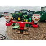 2012 Stocks AG Fan Jet Duo slug pelletters. 2 x 65 Applicators. 36M Spreader. C/W Mounting bracket