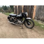 NO VAT 1950 Vincent Comet motorcycle, MWE 22, 4368 miles. With Pazon electric ignition & magneto,