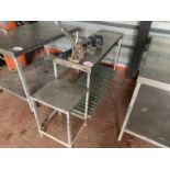 2 sinew pullers & stainless work bench