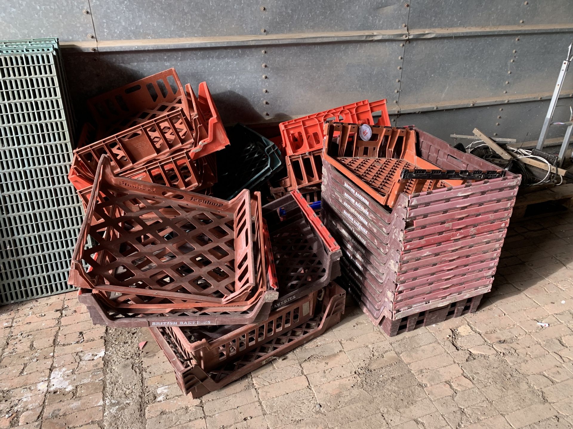 Heap of bread baskets