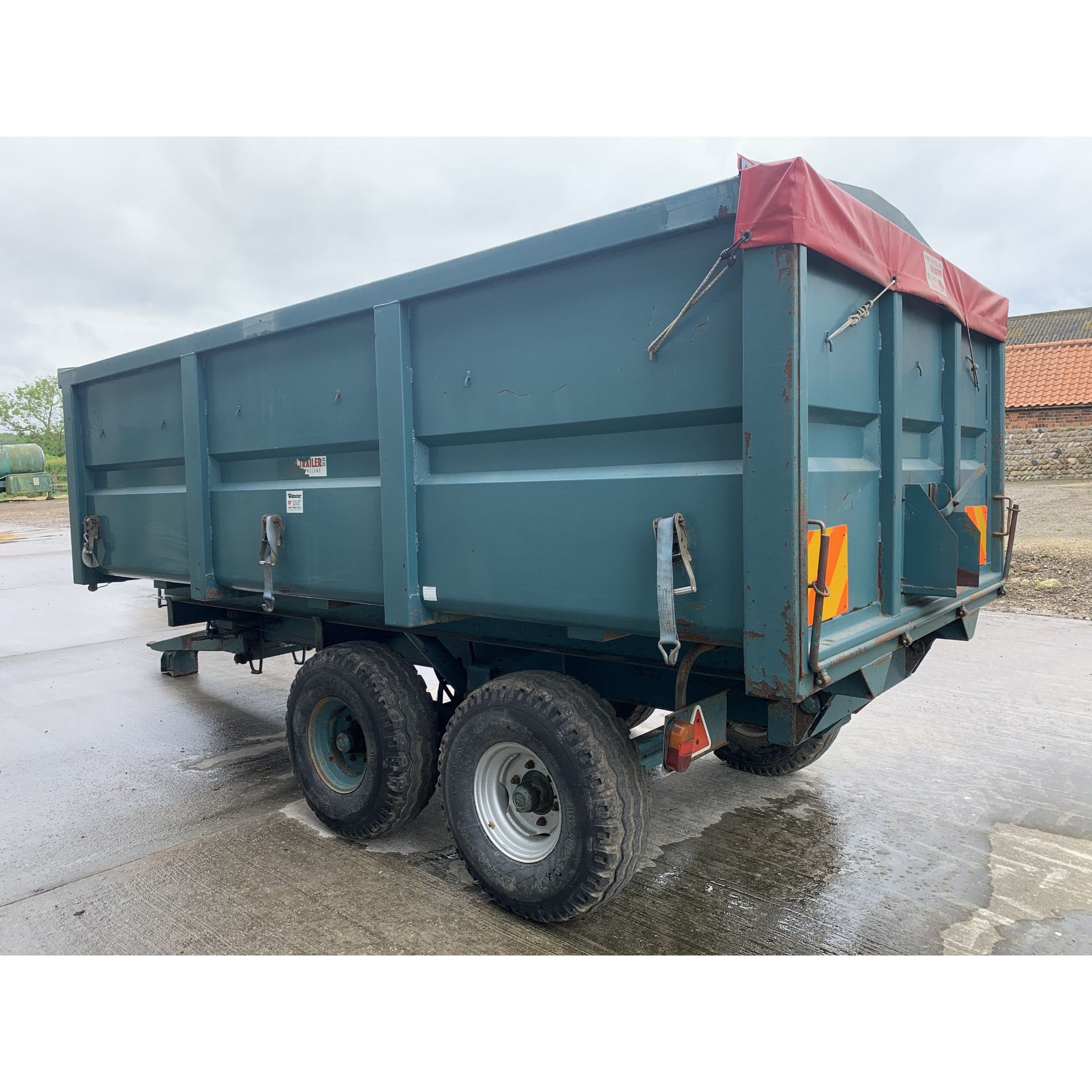 1986 Salop Grain Trailer With Spare Wheel 1986 Salop Grain Trailer With Spare Wheel