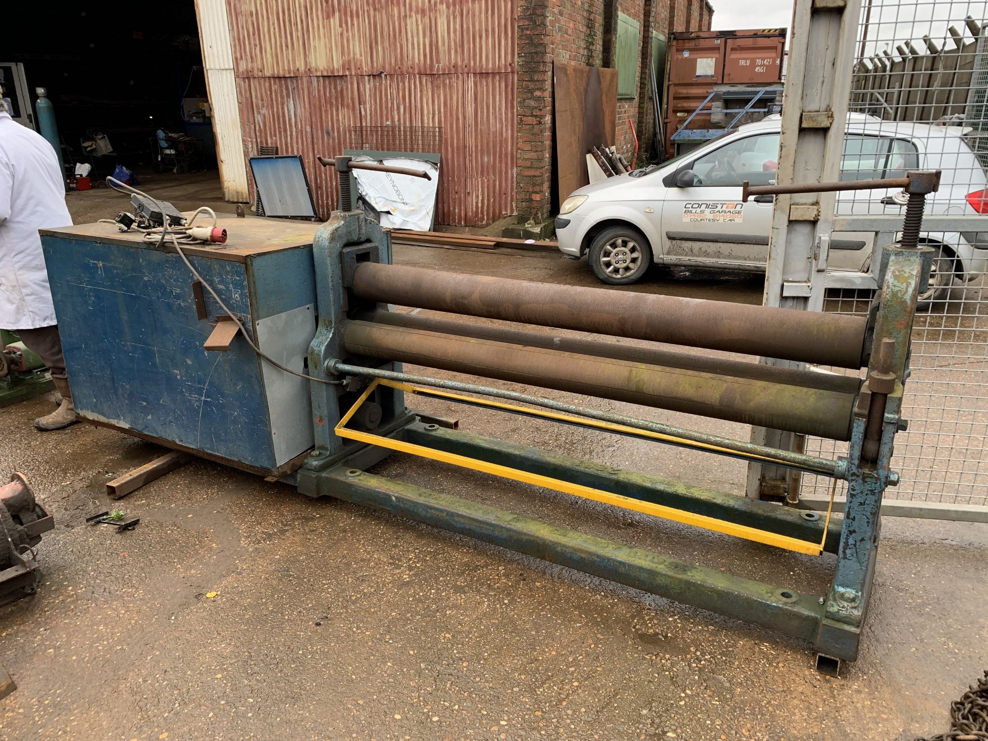 **NO VAT** 3ph 6' steel roller - Image 2 of 2