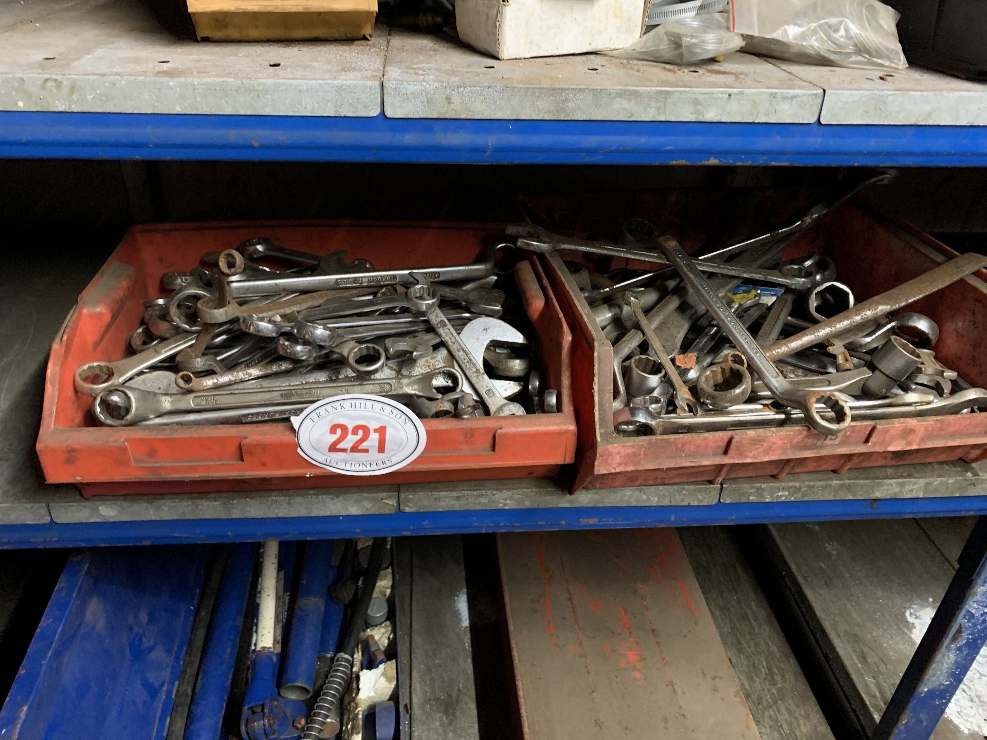 **NO VAT** 2 boxes of spanners