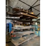 **NO VAT** Steel racking - purchaser to remove