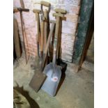 Heap of shovels & spades