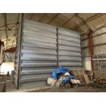 2 corn bins, with divider